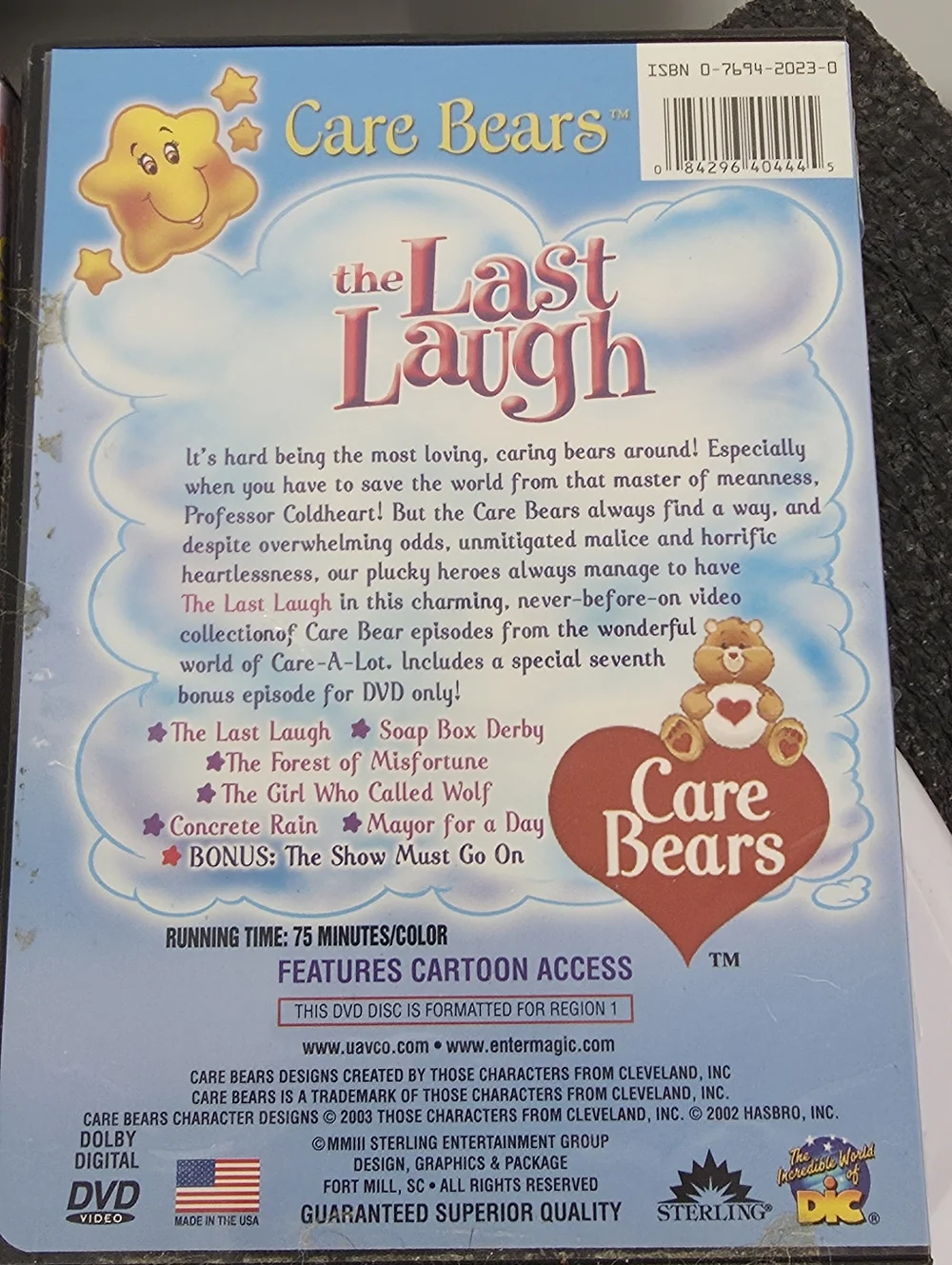 Care Bears DVD Bundle Dreamland Celebration Last Laugh Lot of 3